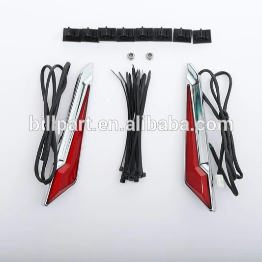 
LED side saddlebag Inserts for Goldwing GL1800 2018 up,chrome 