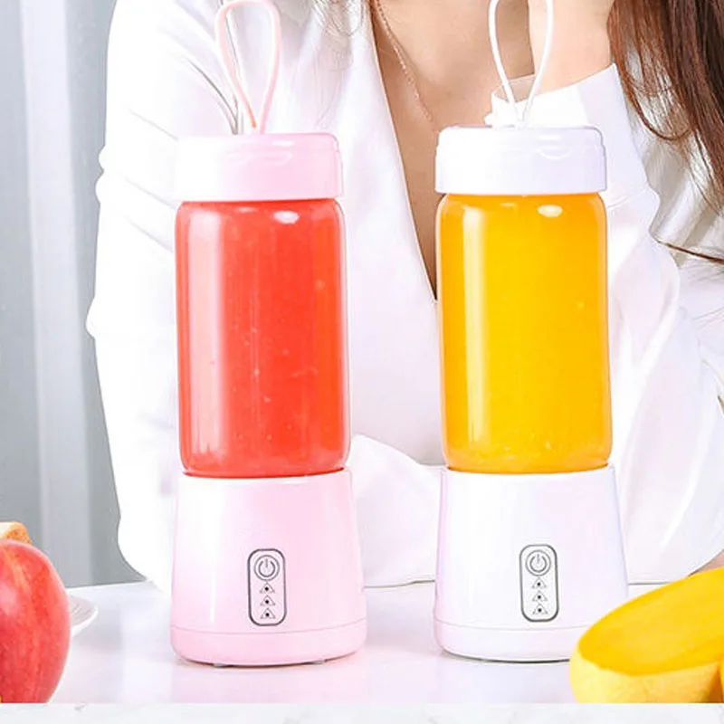Personal Blender Portable mini Blender for Shakes and Smoothies, 380ML Mini USB Rechargeable Juice Cup
