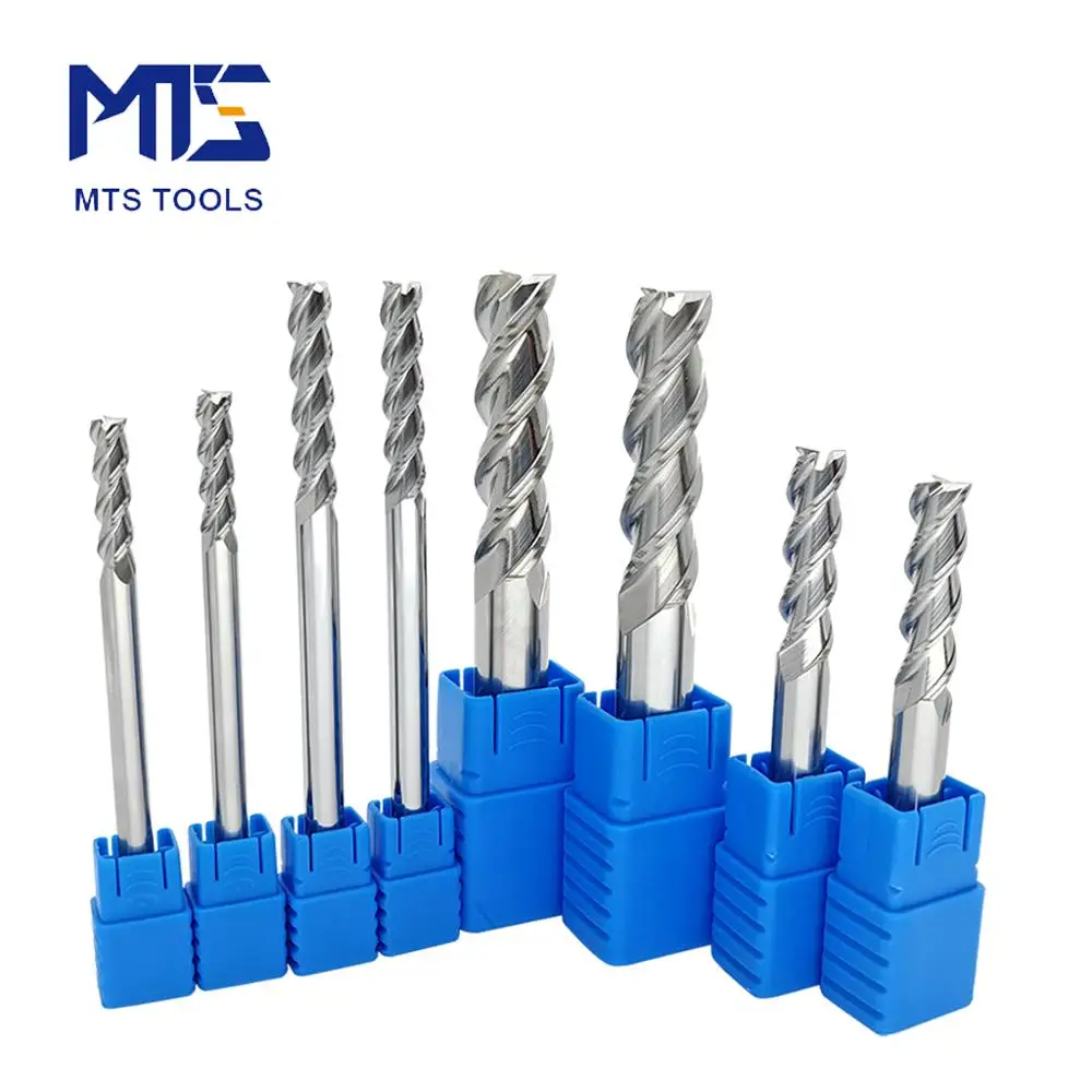 HRC45 solide carbide milling cutter for aluminum MTS china manufacturer
