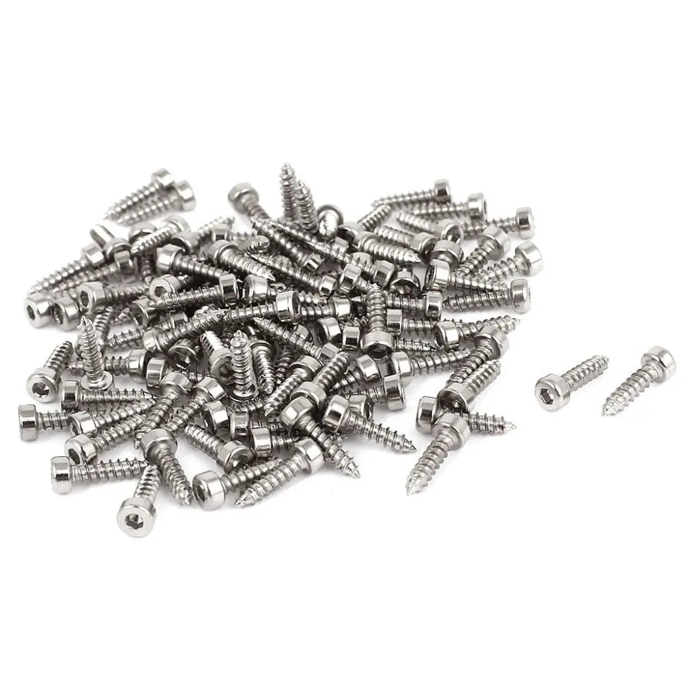 M2 M2.3 M2.6 M3 M3.5 M4 M5 M6 Stainless Steel 304 Allen Head Self Tapping Screws