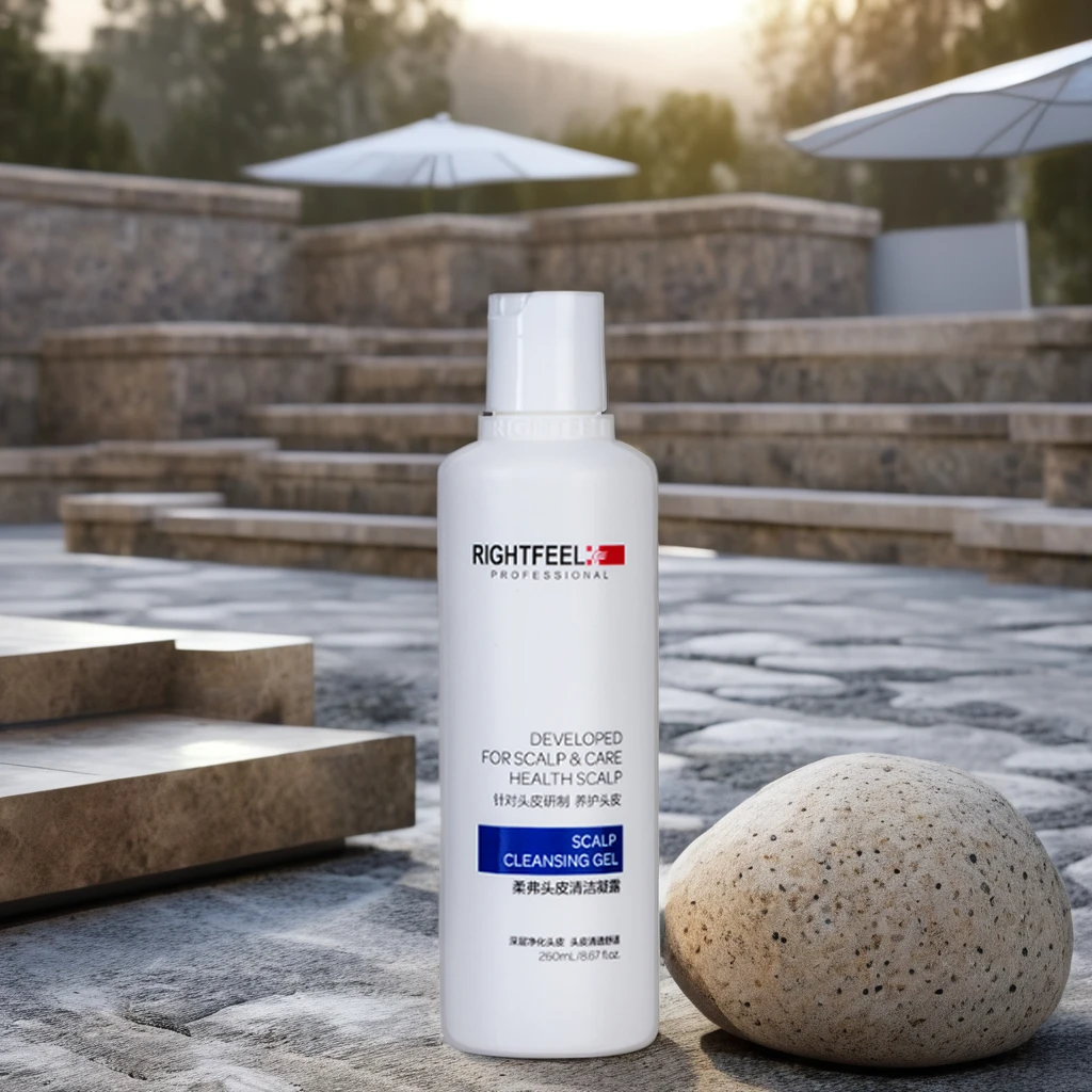 RIGHTFEEL scalp deep cleansing gel hair refreshing fluffy scalp clean and breathable.