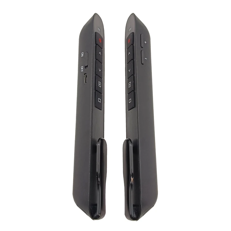 Volume Control Wireless Laser Presenter USB Flip Rechargeable Battery Laser Pointer Presenter PPT Power Pointer Clicker Page