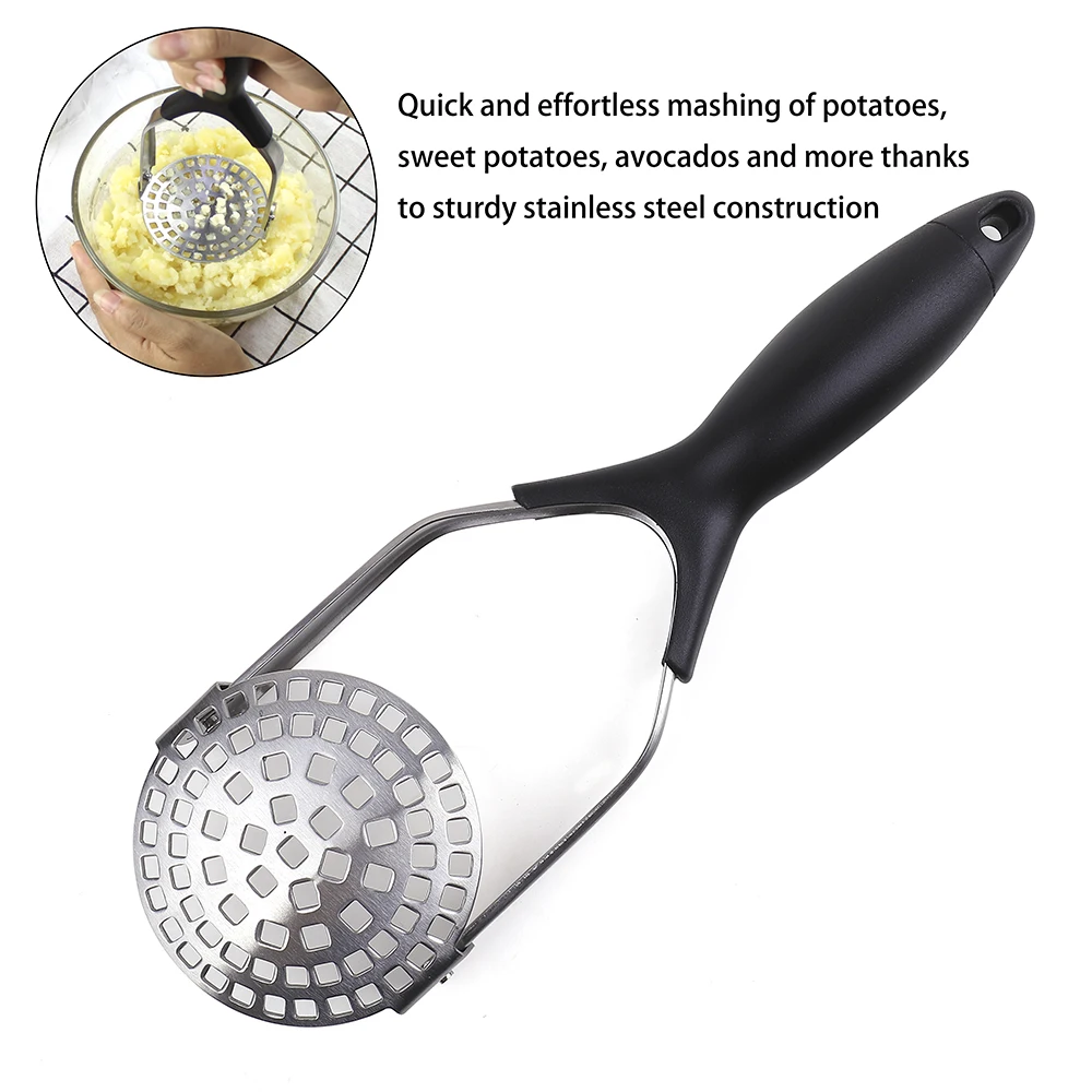 Wholesale Factory Manual Stainless Steel Potato Presser Professional Meat Potato Masher