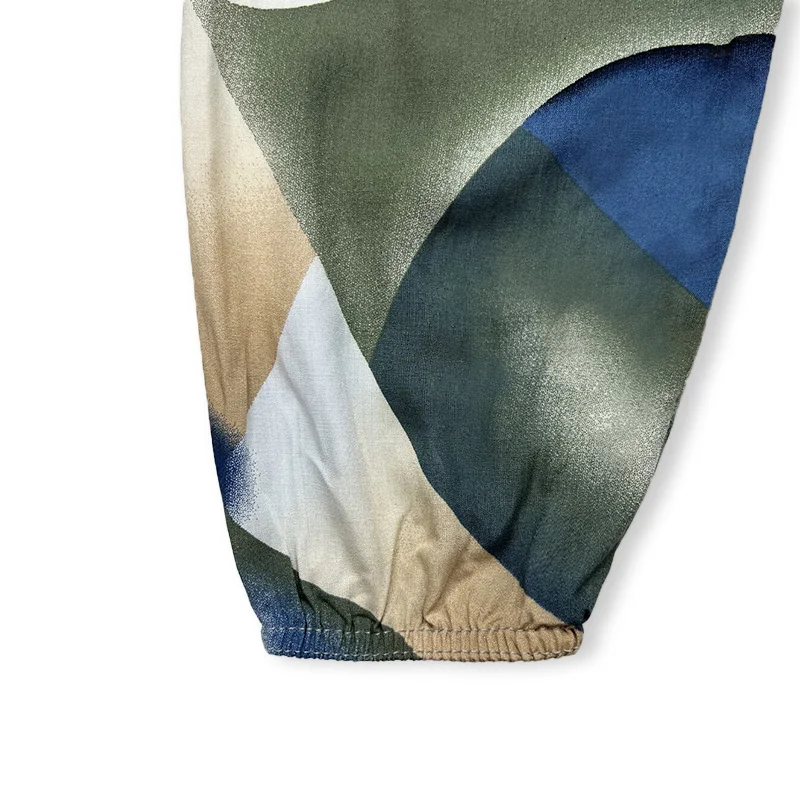 Diray Plus Jigsaw Print Lightweight Casual All-Fit Mosquito Repellent Pants Baby Boys Spring/Summer Comfort Quick Dry Air