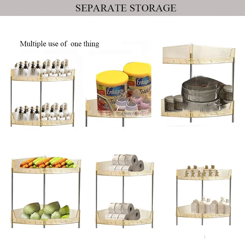 IMAXX Strong 4 tier Plastic Rack On Wheel Standing  For kitchen  living Room bathroom As TV shopping online