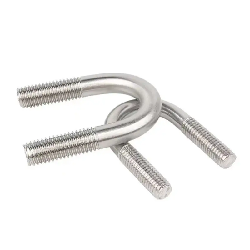 Good Quality Metric Series A2 M6 Pipe Diameter( 14~76mm) U Sizes Bolt Used With Angle Steel