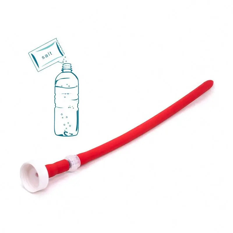 2024 NEW 50cm Anti-Reflux Silicone Enema Cleaner Anal Plugs Flushing Hose for Male Masturbation