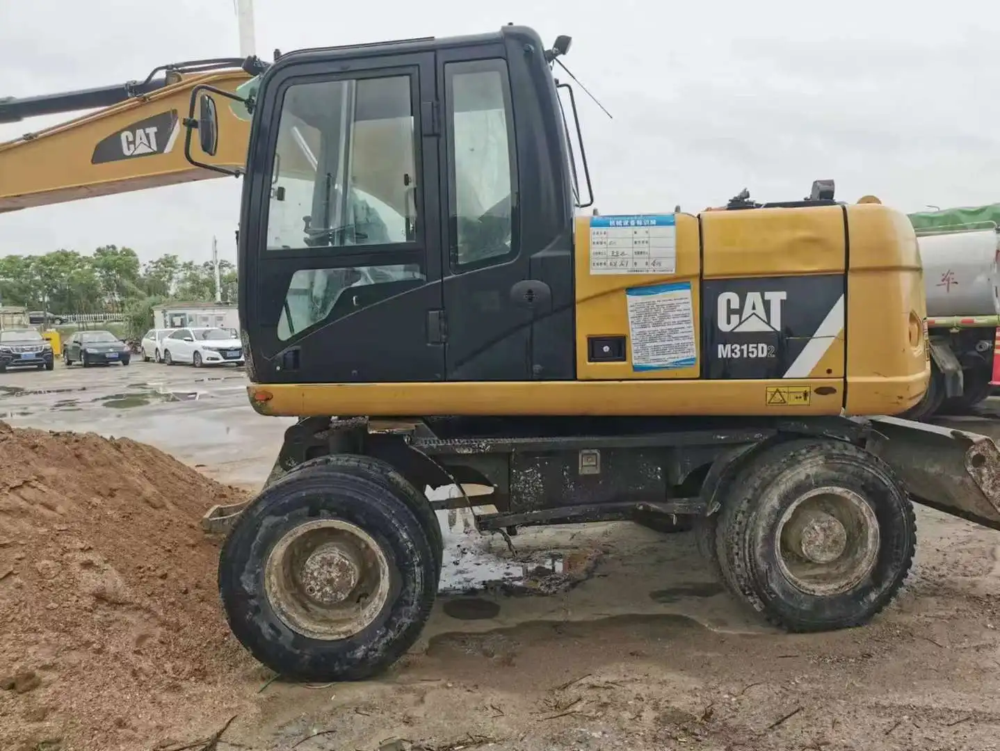 Used machinery M315D wheel excavator 15 ton hydraulic caterpillar excavator for CAT M315D sale
