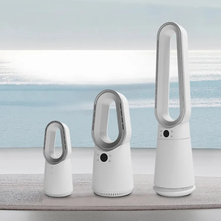 41 Inch Household Silent Bladeless Tower Fan 20 Wind Speed Remote Control Bladeless Fan