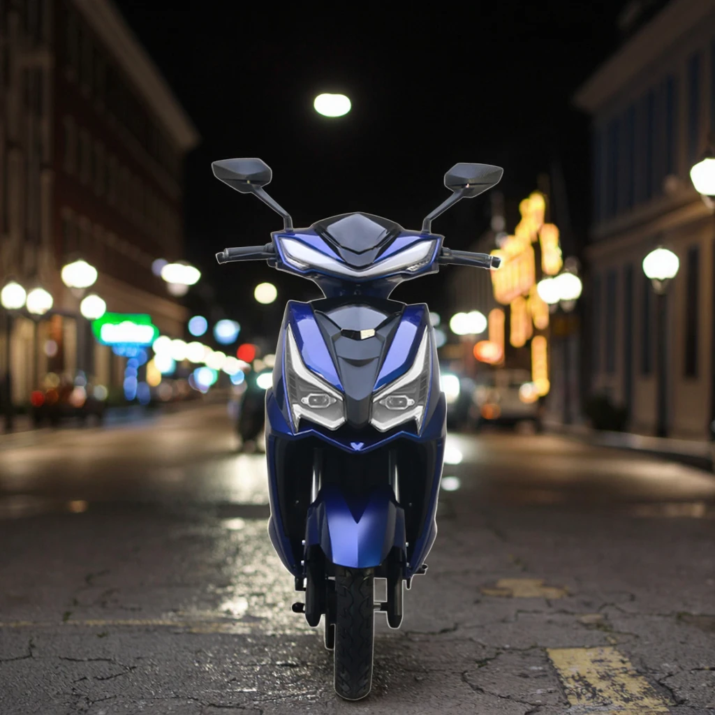 1500 Вт высокоскоростной Электрический мопед для взрослых | 72 В стальной каркас электрический мотоцикл с дисковым тормозом и двойным сиденьем