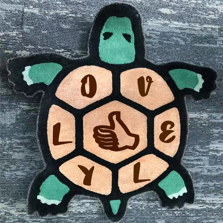 Роскошные Мультяшные коврики для детской комнаты, чистый Новозеландский шерстяной ковер ручной работы на заказ для детской комнаты