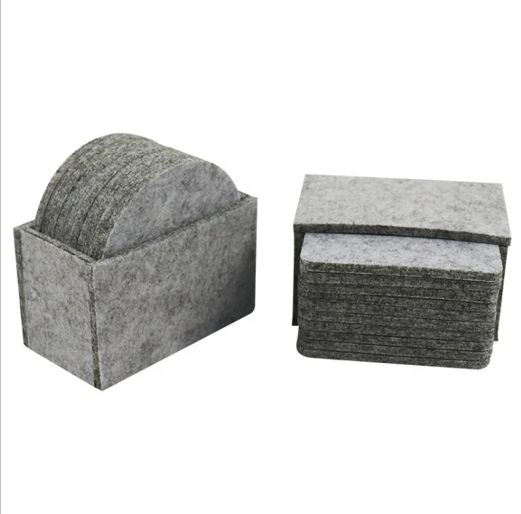 Customized Handmade  Various Shape Felt Placemat Dining  Table Mat