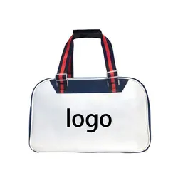 Customized color gym handbag High quality business luggage leather fitness bag Sports bag Outdoor travel bag