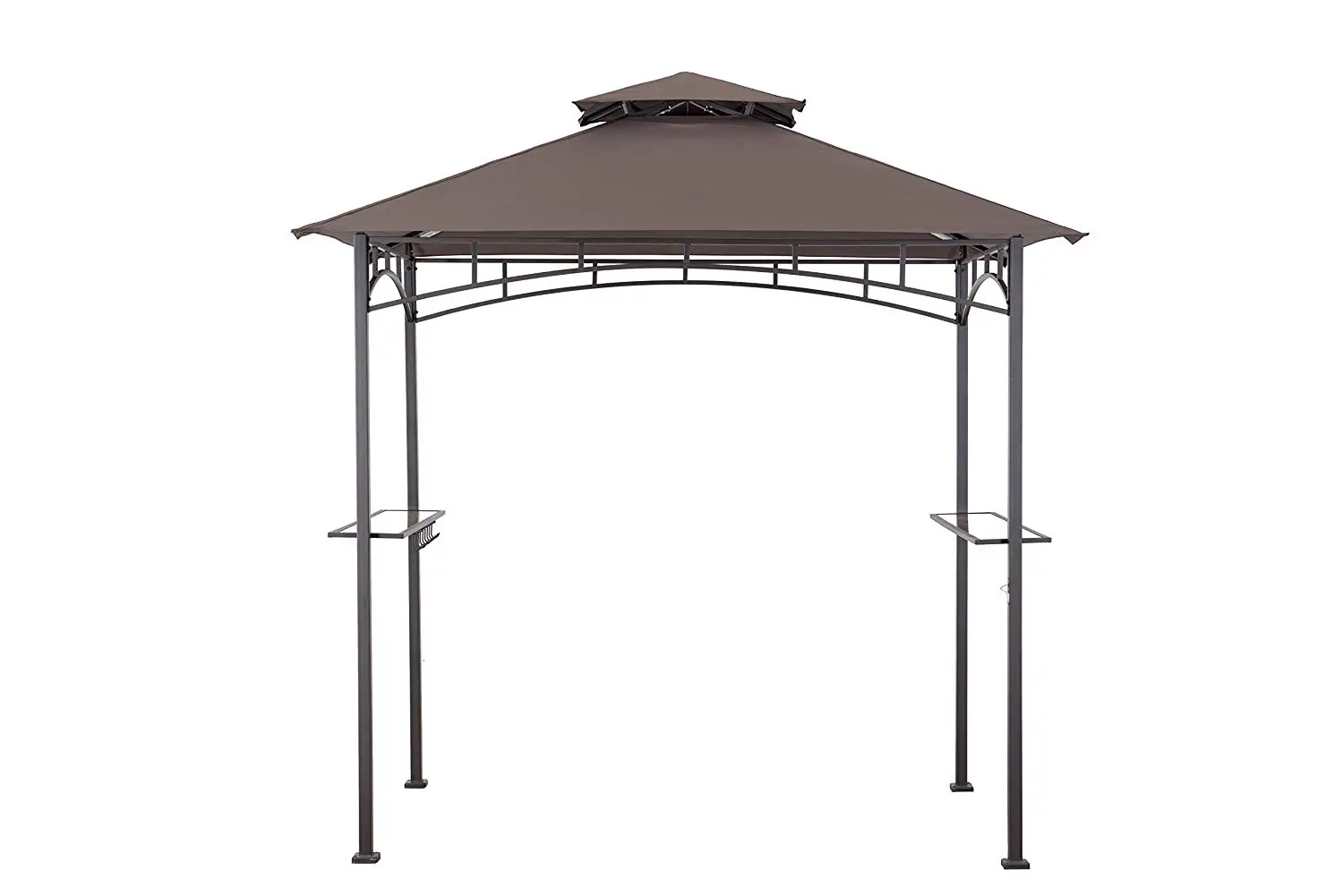 Outdoor Garden Steel BBQ Grill Gazebo With Double Tiered with Extra Shadow