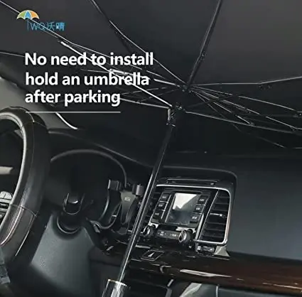 umbrella car sunshade sun visor protector foldable umbrella sunshade  for car