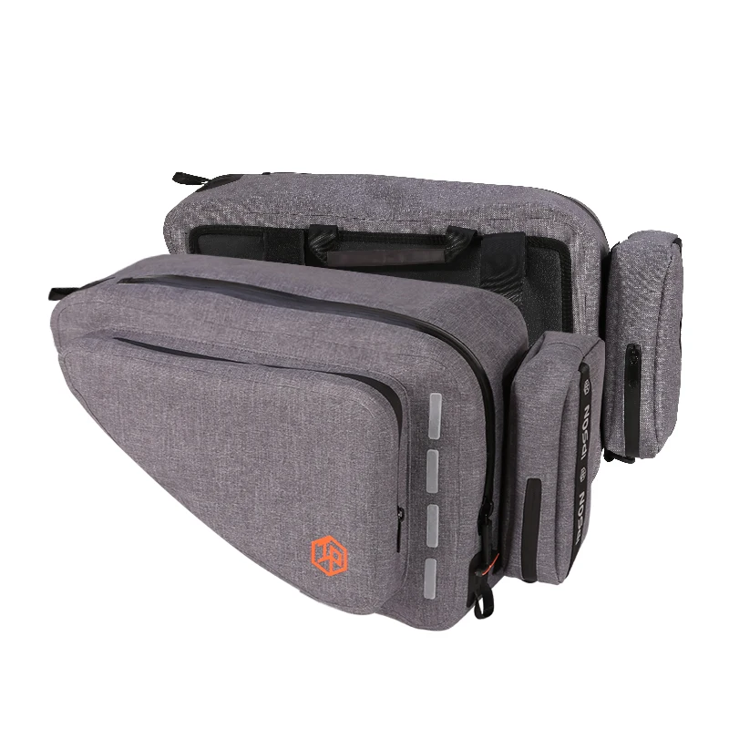 Custom Large Capacity PVC tpu Waterproof Side Backpack Pannier Bags Motorcycle Saddle bags