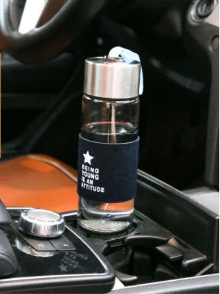 Glass water bottle bpa free, filter glass bottle, drink bottle