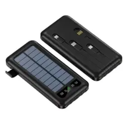 Battery Portable solar charger solar panel powerbank 20000mah 10000mah solar power bank