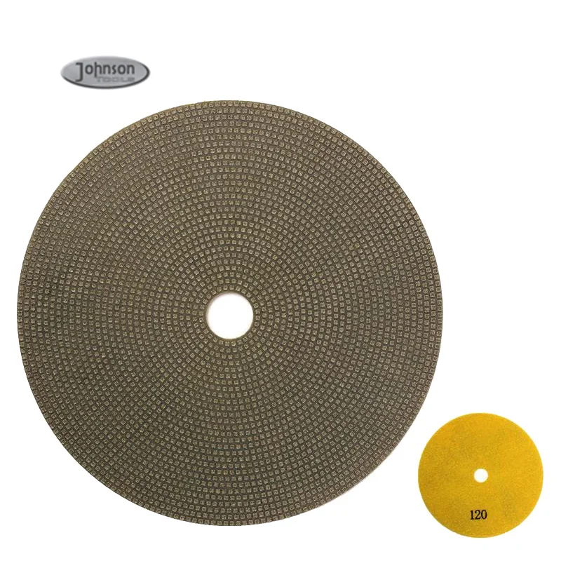 Premium 7' Metal Bond Electroplated Granite Grinding Diamond Metal Bond Polishing Pads For Granite Marble