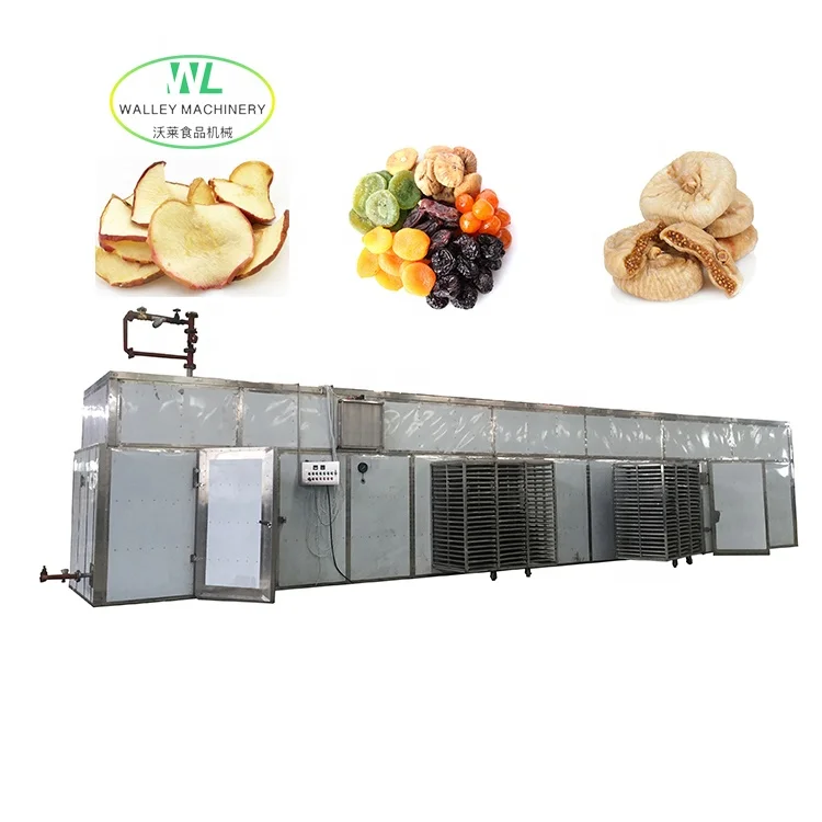 High Rate of Rebuy industrial dried fruit dryer apple/apricot/banana/mango/raisin drying machine tunnel dryer machine