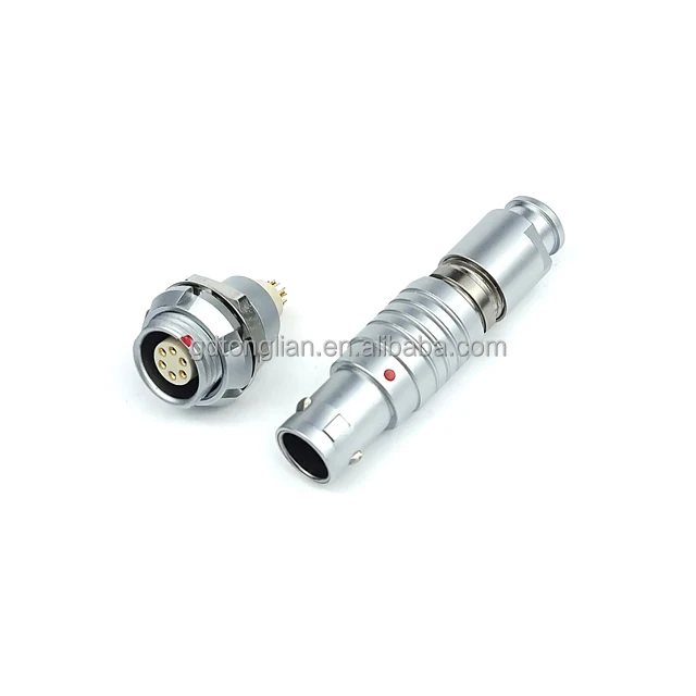 High-quality Circular Connectors FGG-1B-306-CLAD52 Connectors EGG-1B-306-CLL 1B 6pin Plug Socket Compatible with LEMOS standards