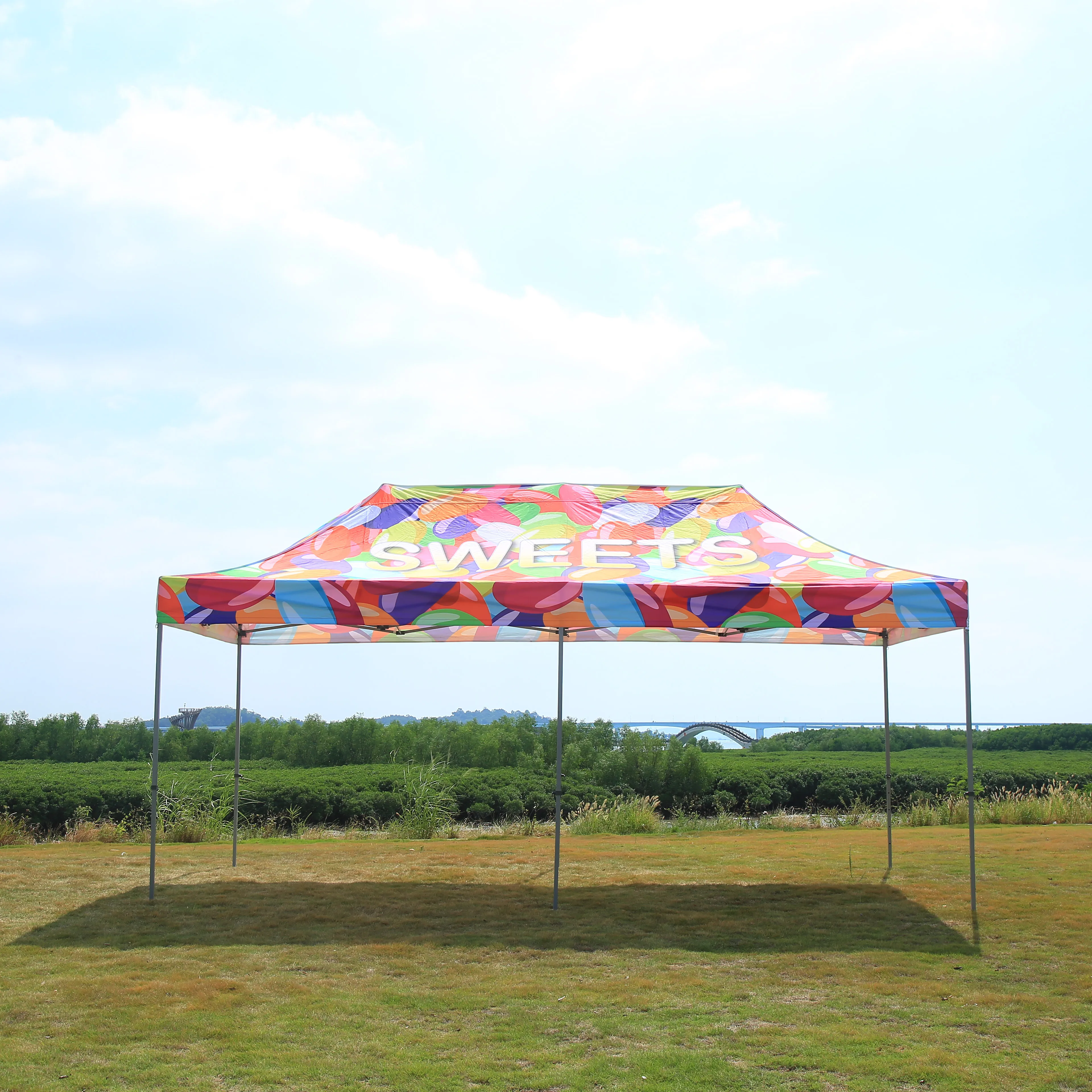 Factory direct selling custom printed advertising 10x20 pop up canopy gazebo tent waterproof foldable tent folding gazebo tents