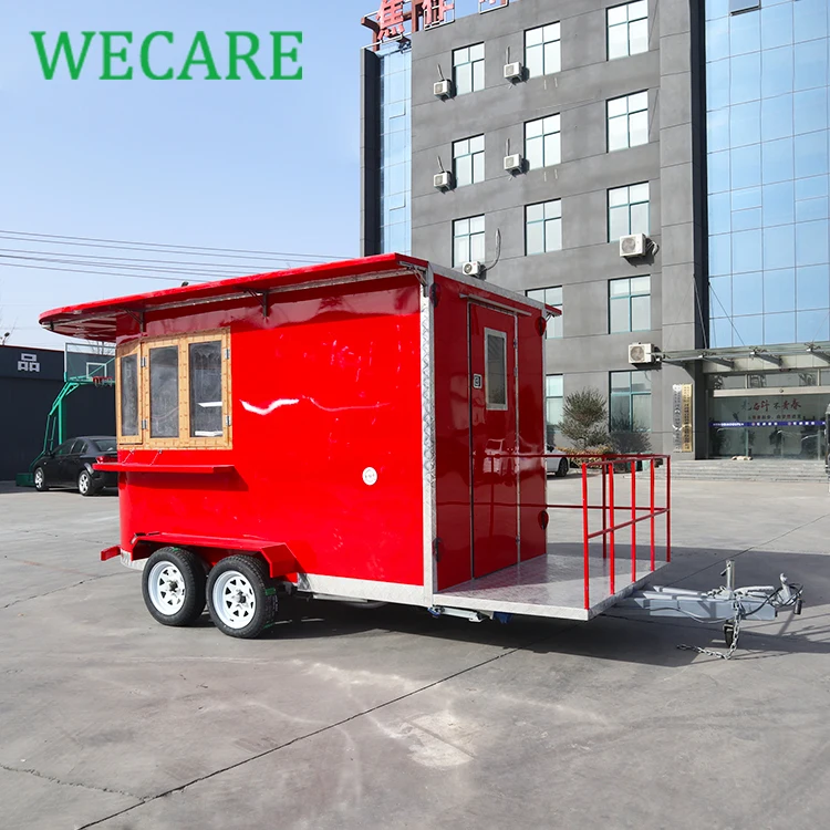  WECARE CE сертифицированная EEC действительная уличная подержанная тележка для еды киоск
