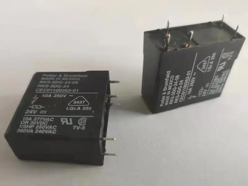  Оптовая продажа реле RKS-5DG-24-08 10A250V 277VAC электронные компоненты RKS-5DG-24 OMIF-S-124LM 20A125V 17A250V 16A250V