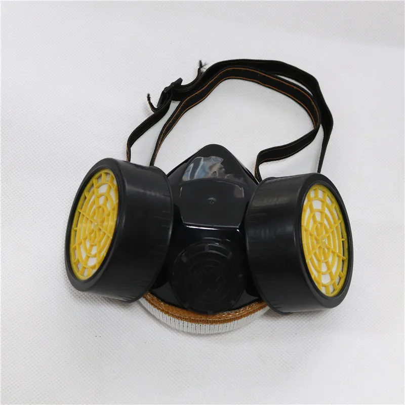 Professional High Quality Anti Harmful Gas Anti-Dust Spray Chemical Gas Dual Cartridge Respirator Paint Filter Mask