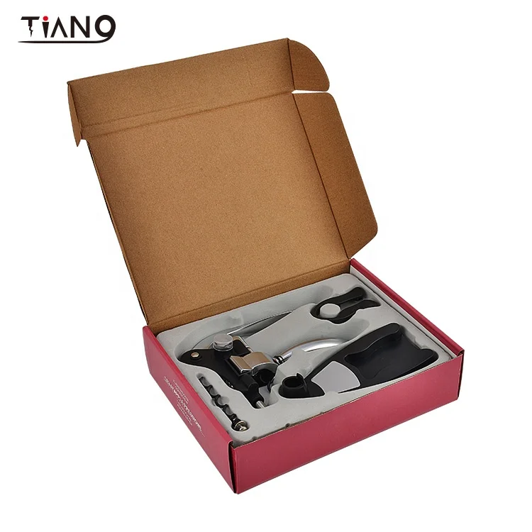 Promotional Lever Corkscrew Rabbit Wine Opener Gift Set, Prevmium Wine Opener Set