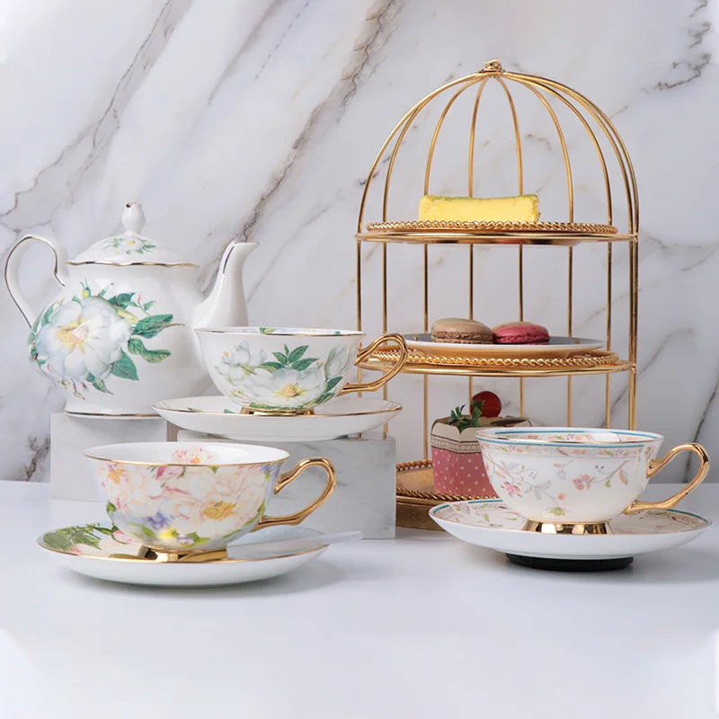 Wholesale good quality Bone China tea cup set