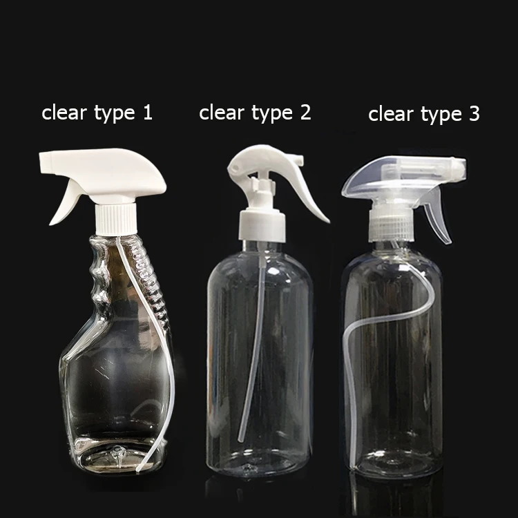 Plastic trigger Water Spray Bottles 120ml 200ml 250ml 300ml 500ml Fine Mist Sprayers Refillable Hairdressing Hair Salon Tools