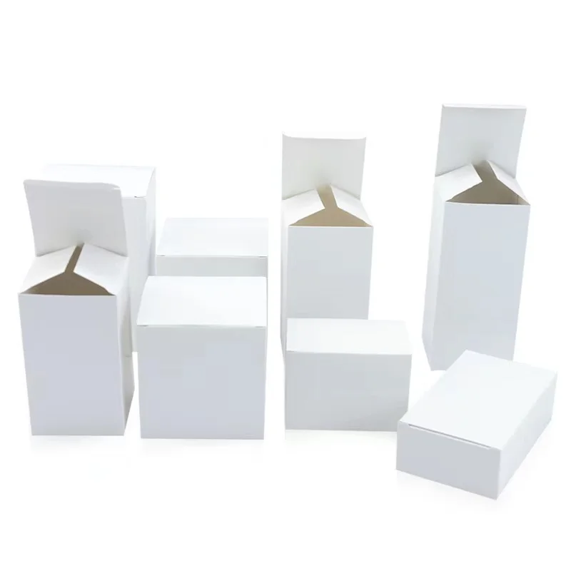 Customized size packaging small white box packaging,plain white paper box,white cardboard box