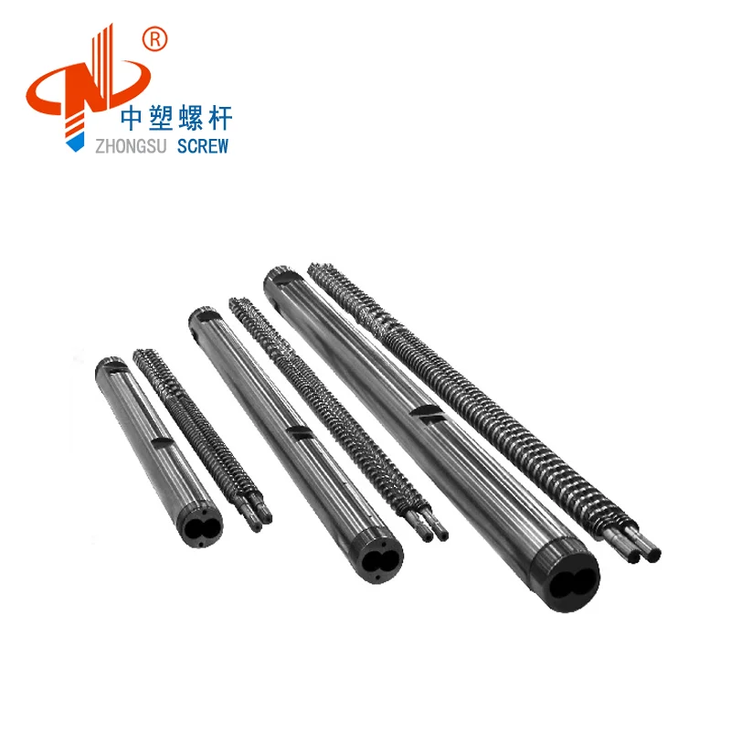 parallel twin screw barrel for plastic extruder for krausmaffei / battenfield