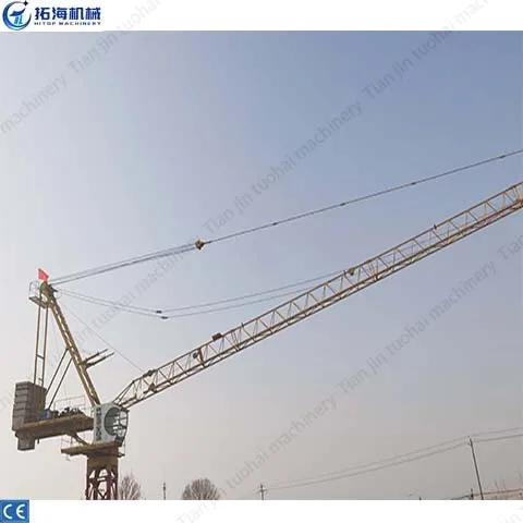 QTD4515 8ton luffing jib tower crane with swivel boom