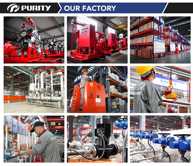 Fire Pump Set Factory Automatical Fire Fighting Pump Group with Electric Diesel Engine and Jockey pump