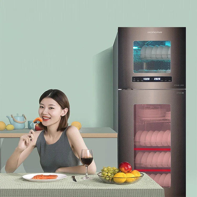 Wholesale Factory Price Double Doors Stainless Steel Towel Sterilization Cabinets For Beauty Salon