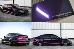 PET Release Liner Ultra Gloss Midnight Purple Car Wrap Vinyl Film for Car Decoration