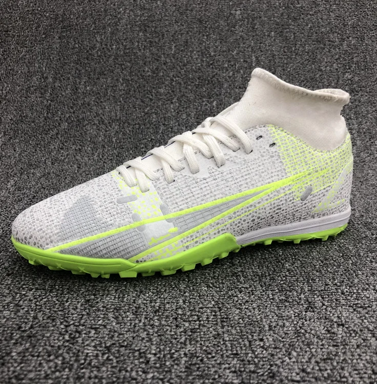 Mammon Woven Mesh Rubber Sole Fg Mesh Upper Soccer Shoes Boxing Cr7 Football Boots Shoes
