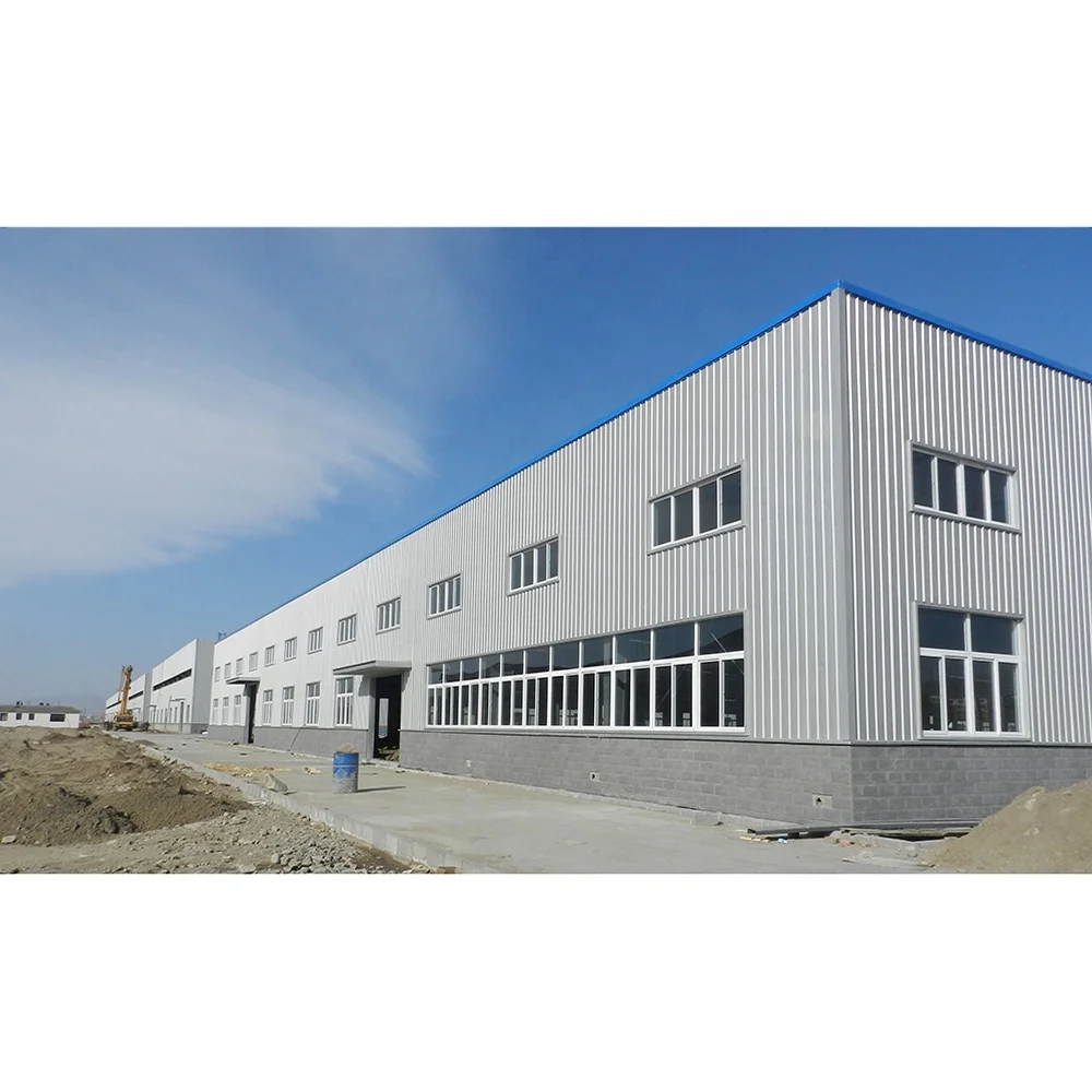 China economic prefabricated light gable frame building workshop construction material steel structure warehouse