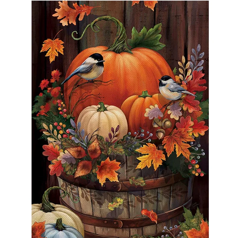 M-Custom Decor Pumpkins Barrel-стандартный размер декоративная двухсторонняя Лицензированная и защищенная авторскими правами алмазная живопись
