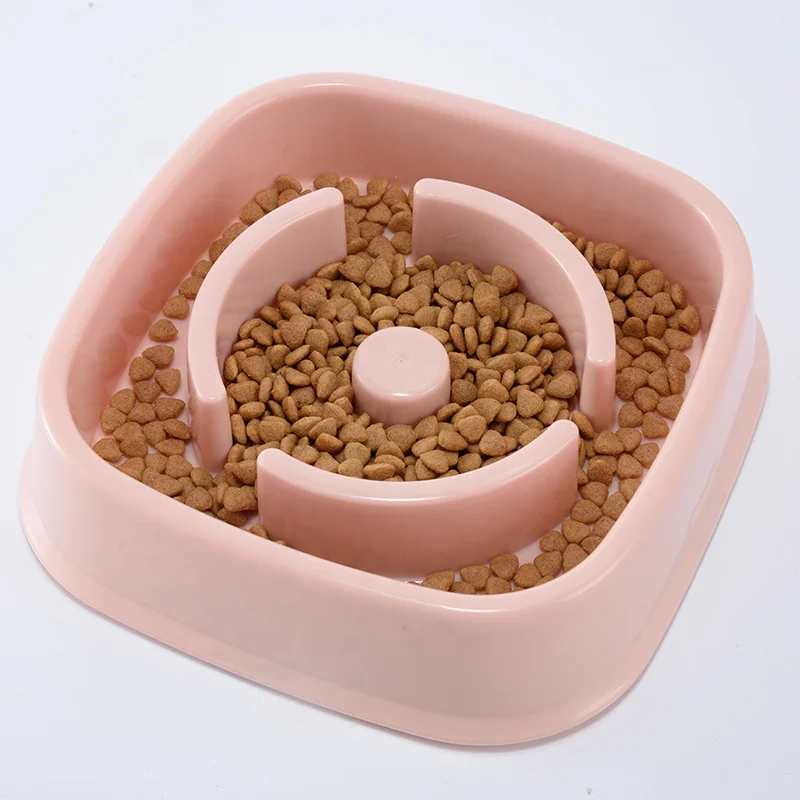 Manufacturer New Design Wholesale Multi-colors Play with Food Slow Feeder Pet Dog Bowls