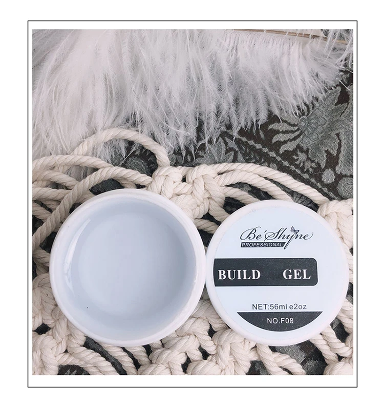 Acrylic uv nail gel builder Nail Polish Uv Led Gel Nude Color Extension Matte Nail Polish Gel