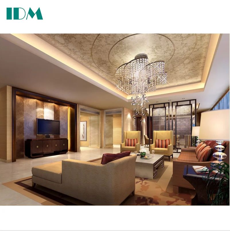 IDM-B729 Customize 5 star Luxury Sheraton Hotel bedroom sets furniture in China