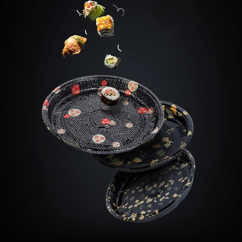 Коробка для суши с индивидуальным дизайном, роскошная коробка для суши с крышкой