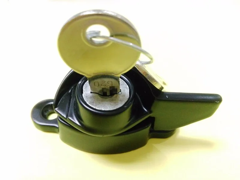 Металлический DC-360 KEYI золотистый оконный замок из цинкового сплава с полумесяцким замком раздвижной ключом