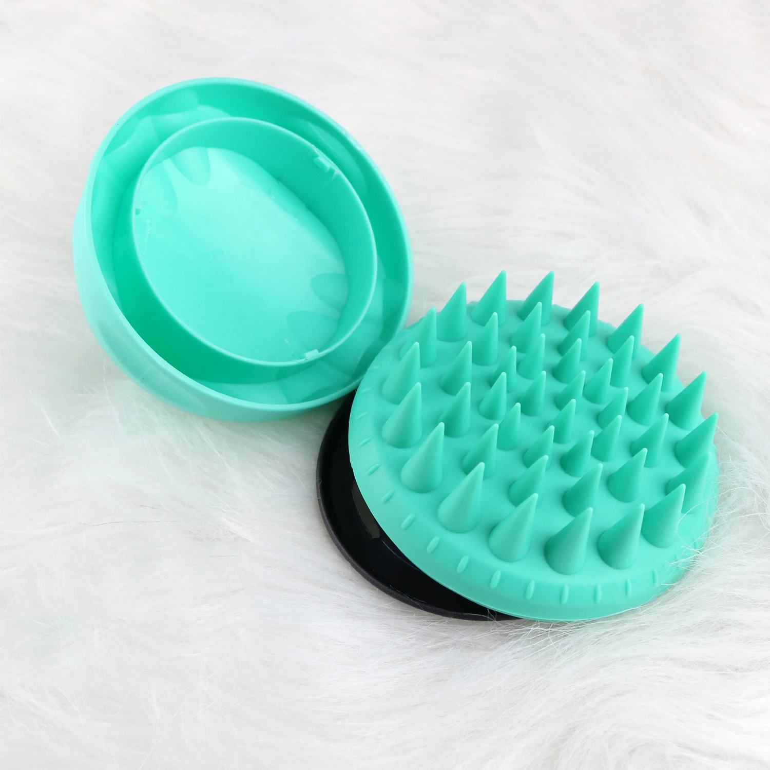 New Arrivals Custom LOGO/Color Salon Hair Care Accessory Silicone Scalp Scrubber Massage Hair Brush Shampoo Brush Scalp Massager