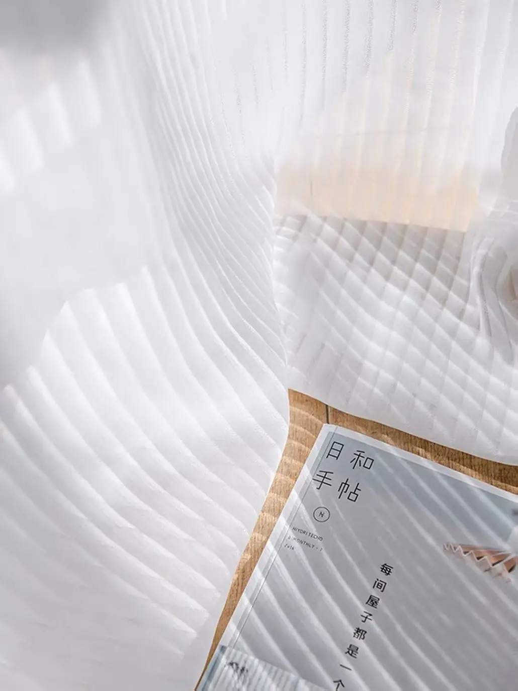 China factory supply stripe style sheer window curtain fabric