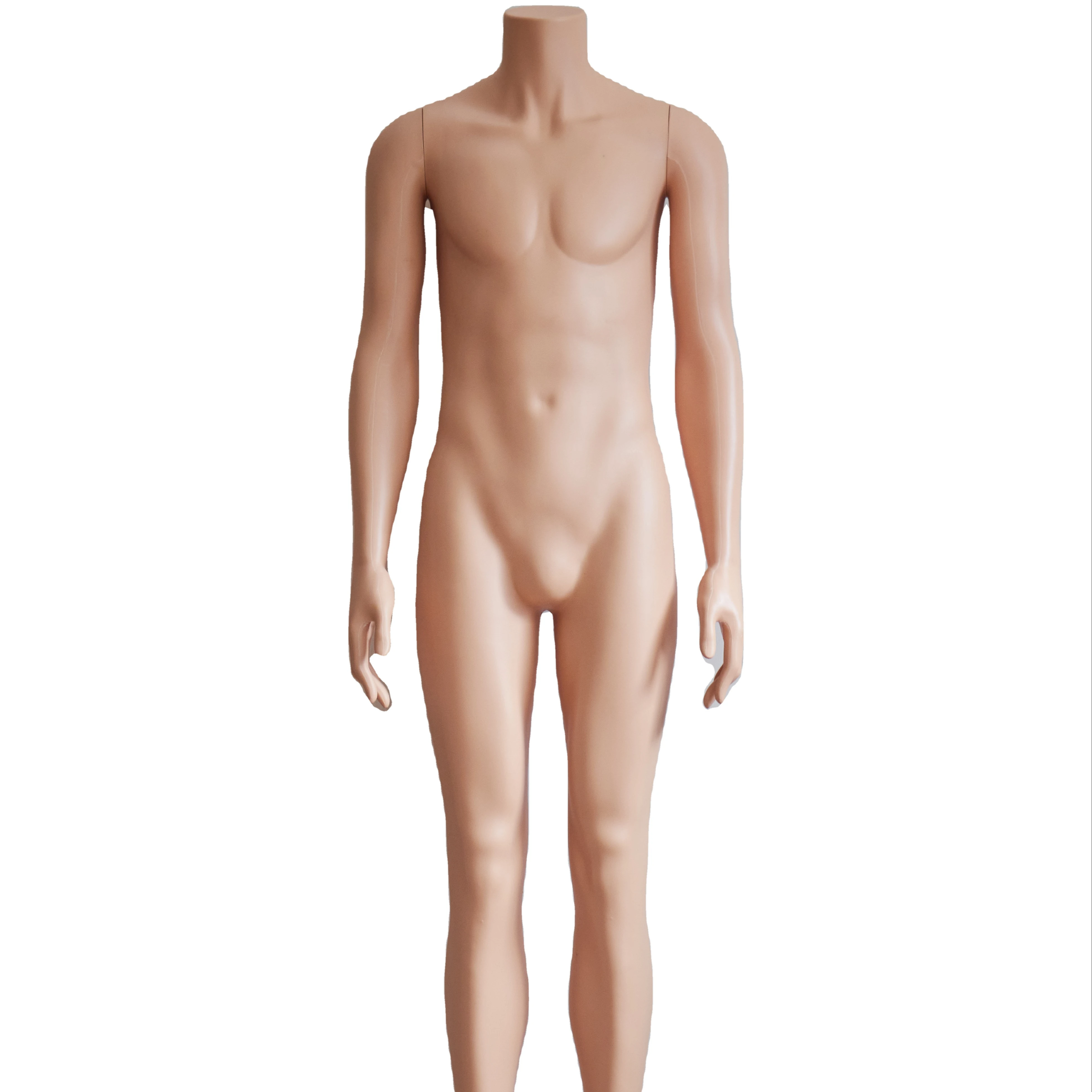 Hot sale plastic full body skin color female mannequin for clothes display mannequin