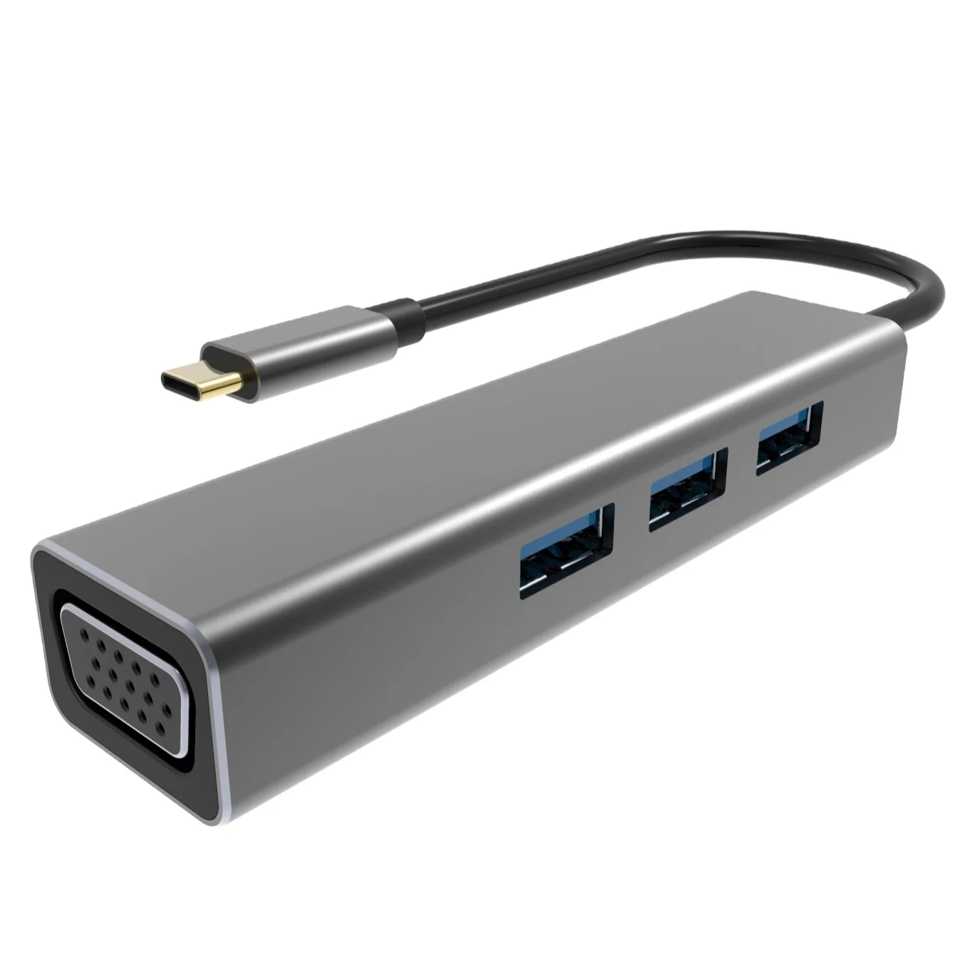 4 Port USB 3.0 Hub Ultra-Slim Data USB Hub with 2 ft Extended Cable Charging Not Supported for MacBook Mac Pro Mac mini